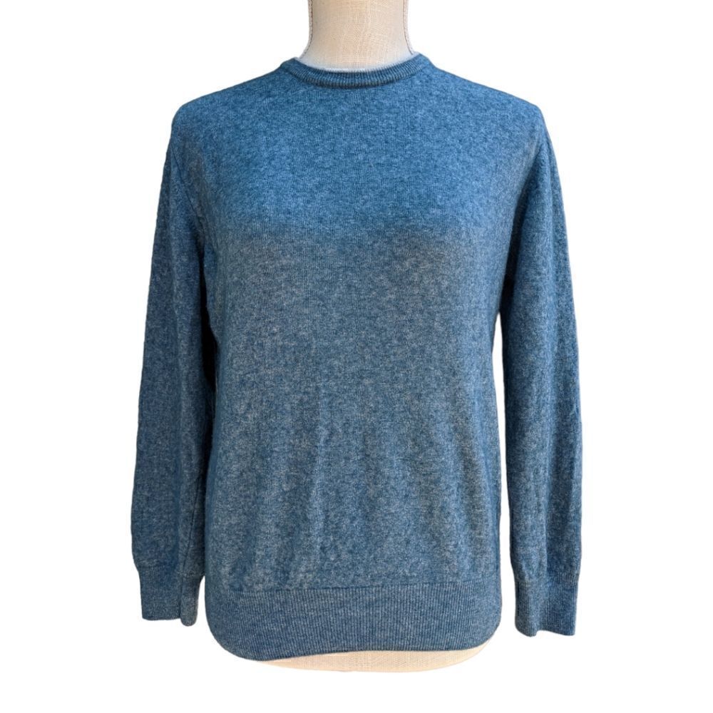 Eredi Pisano Roma Men's Blue Cashmere Wool Blend Crewneck Sweater Size XS